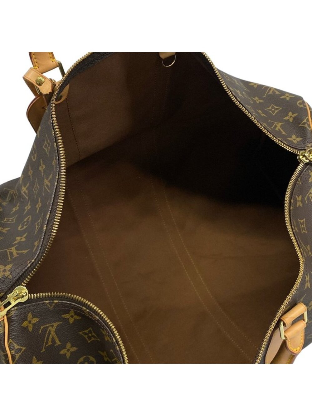 Louis Vuitton Boston Bag Monogram Keepall Bandouliere 55 - Picture 7 of 15